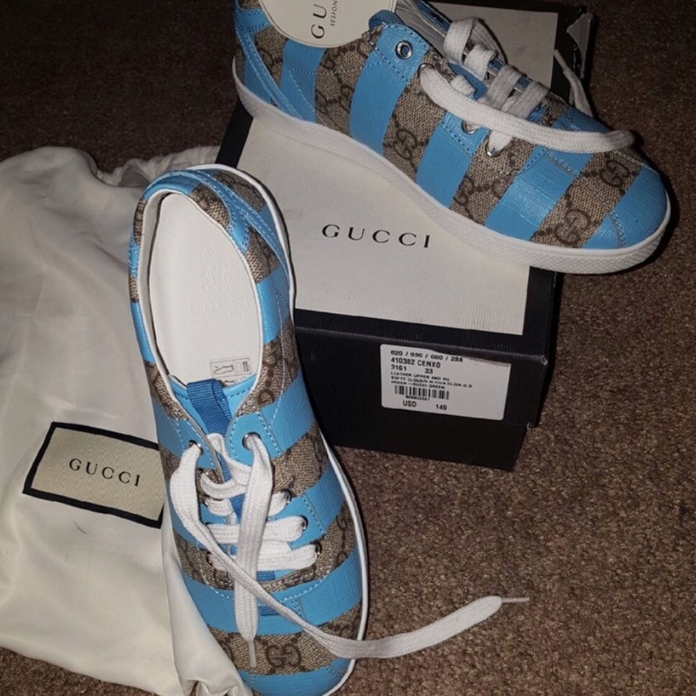 🆕Authentic Kids Gucci Sneakers